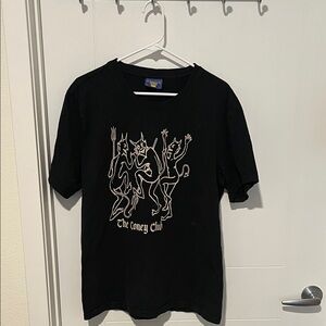 Coney Island Picnic Black 'The Coney Club' Devil Graphic Pullover T-Shirt